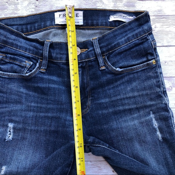 Frame Denim Jeans Le Skinny the Jeanne Sz 25 - Picture 7 of 11